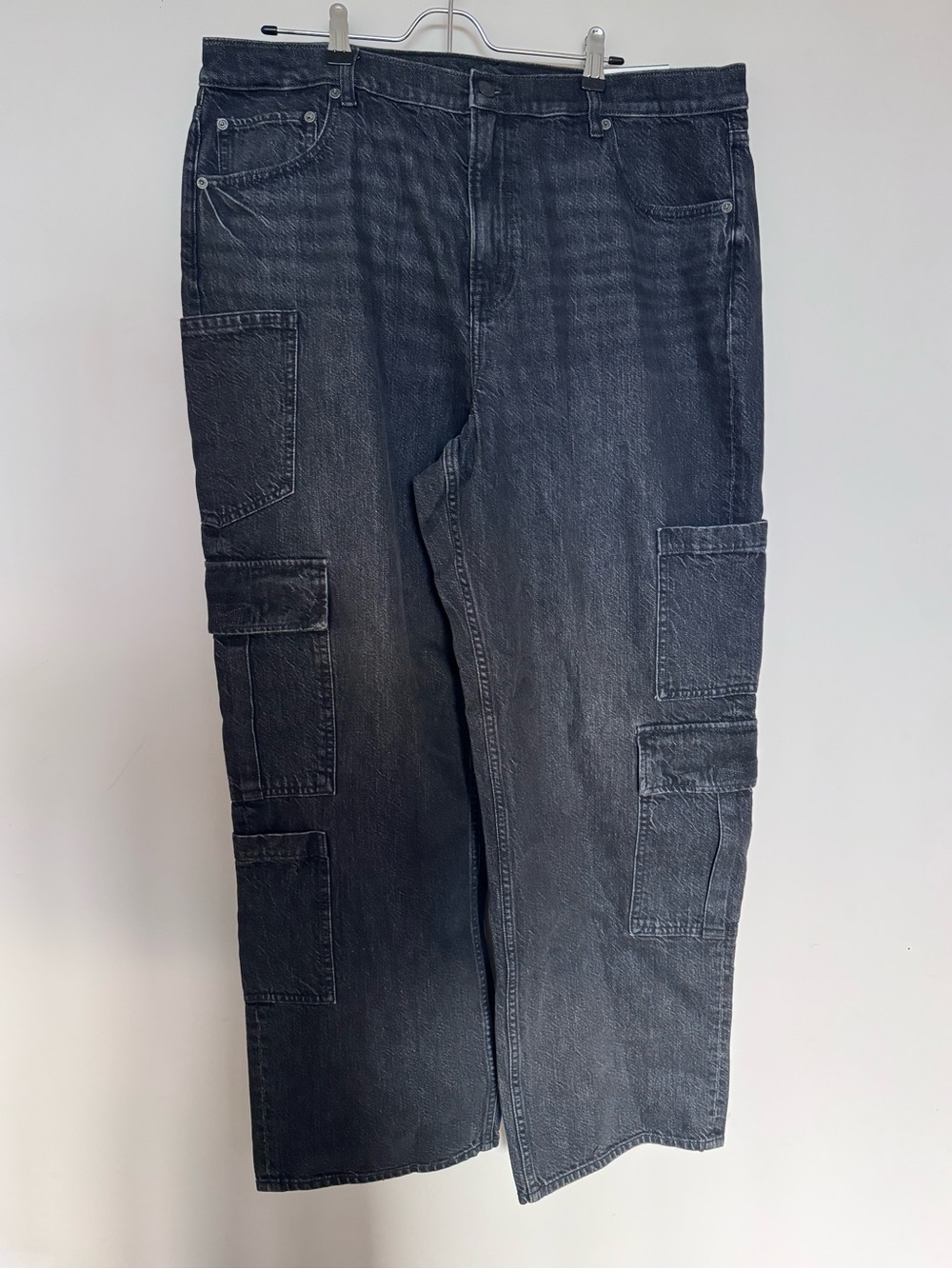 NWT American Eagle Super High-Rise Baggy Straight Comfort Stretch Cargo Pants